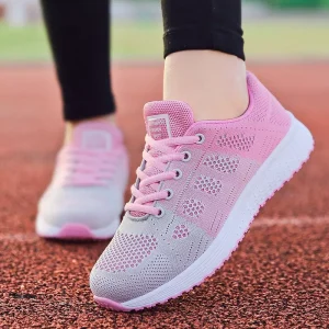Zapatillas deportivas de malla transpirables