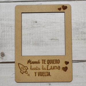 Portafotos Mamá te quiero hasta la luna y vuelta.
