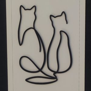 Cuadro Gatos.