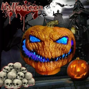 Calabaza con Luz LED para Halloween