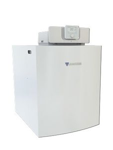 JUNKERS modelo SUPRAPUR COMPACT-O KUBC 22 con control MX25 y control CW400 integrado