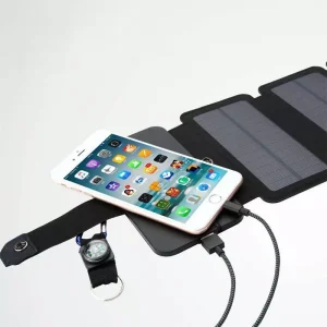 Cargador solar plegable para smartphones 10W