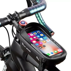 Funda de teléfono para marco frontal de bicicleta