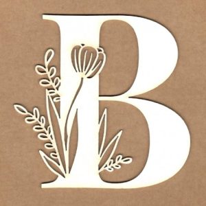 Chipboard Letra Inicial B.